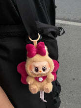 Handmade Labubu Clothes Hot Pink Bow Dress Macaron Have a Seat Vinyl Series