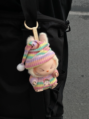 Handmade Labubu Clothes Stripe Outfits Have a Seat Vinyl Series