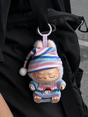 Handmade Labubu Clothes Stripe Outfits Have a Seat Vinyl Series