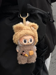 Handmade Labubu Clothes Bear Set Outfits Have a Seat Vinyl Series