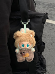 Handmade Labubu Clothes Bear Set Outfits Have a Seat Vinyl Series