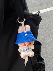 Handmade Labubu Clothes Baseball Cap Outfits Have a Seat Vinyl Series