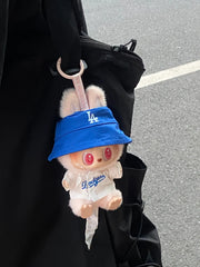 Handmade Labubu Clothes Baseball Cap Outfits Have a Seat Vinyl Series